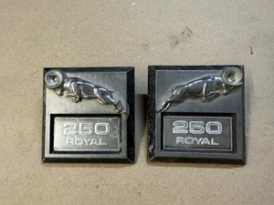 1981-1993 Dodge Ram Truck Van 250 Royal Fender Emblems Pair 81-93 OEM - Picture 1 of 4