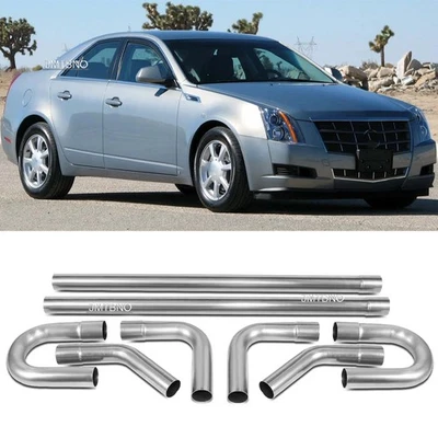 Tubo de escape de mandril personalizado hágalo usted mismo curva recta de acero inoxidable 8XS para Cadillac CTS Foto 1 de 4