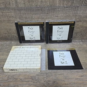 1991 PINK FLOYD THE WALL 1978/9 ORIGINAL MFSL 2 CD 24kt GOLD PLATED SET +BOOKLET - Foto 1 di 12
