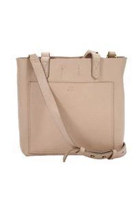 Madewell Womens Leather Gold Tone Crossbody Shoulder Handbag Pink Beige - Picture 1 of 4
