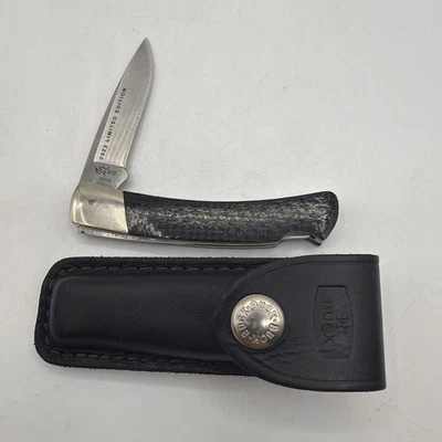 Edición Limitada, Buck 501, 2022, Squire, Navaja de Bolsillo -Burlap Micarta, S35VN Foto 1 de 4