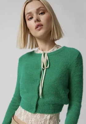 Kimchi Blue Button-Down Cropped Cardigan  Size SP - Изображение 1 из 4