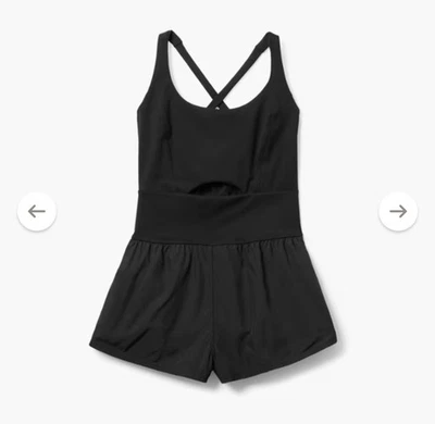 Mameluco Free People Movement Righteous Runsie negro talla mediana Foto 1 de 4