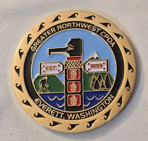 Moneda Desafío CPO Jefe Suboficial Everett Washington Gran Noroeste Marina - Imagen 1 de 4