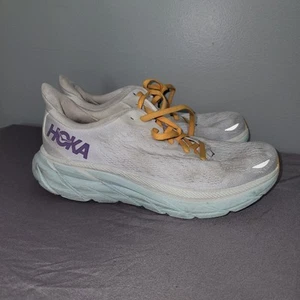 Hoka One One Clifton 8 Womens Running Shoe White 7.5 D Wide - Picture 1 of 10