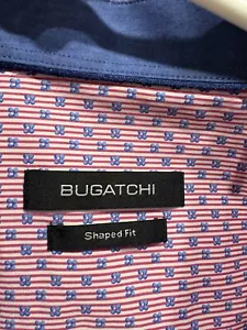 Camisa Bugatchi 3XL Nueva Con Etiquetas Rosa Forma Calce Alto - Imagen 1 de 8