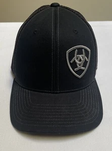 Ariat Cap Mütze Flex Fit 110 Mesh Snap Back Schwarz Neu ohne Etikett - Bild 1 von 5