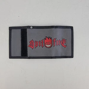 Vintage Spitfire Wallet Trifold Rare Gray / Black Rare Skateboarding Wallet - Bild 1 von 7