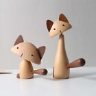 Wooden Craft Cat, Creative Ornament, Gift Toy