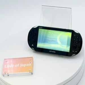 PS Vita Khaki Black PCH 2000 ZA16 Console PSV Slim Good Condition Tested Working - Picture 1 of 19