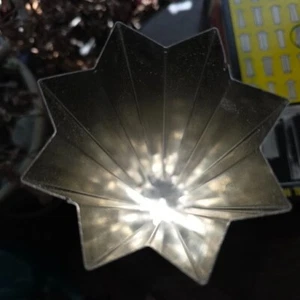 8 point star Vintage Tapered Pillar Metal Candle Mold 5 “Star" POURETTE. 13 Tall - Picture 1 of 4
