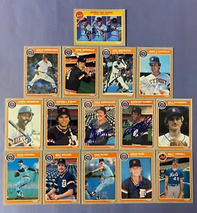 1985 Fleer Detroit Tigers SIGNED cards—Sparky, Bergman, Hernandez---LOT of 15 - Picture 1 of 9