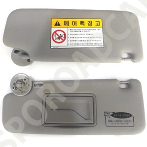 Interior inside Sun Visor Shade LH Gray 1P For GM Chevrolet Sonic 2012+ OEM Part - Picture 1 of 4