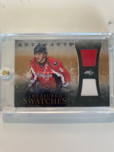 🔥ALEX OVECHKIN 2010/11 ARTIFACTS TREASURED SWATCHES DUAL JERSEY #/150 SP CAPS