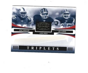 2005 Donruss Gridiron Gear Triplets Gold #14 Eric Moulds/Josh Reed/Lee Evans - Picture 1 of 2