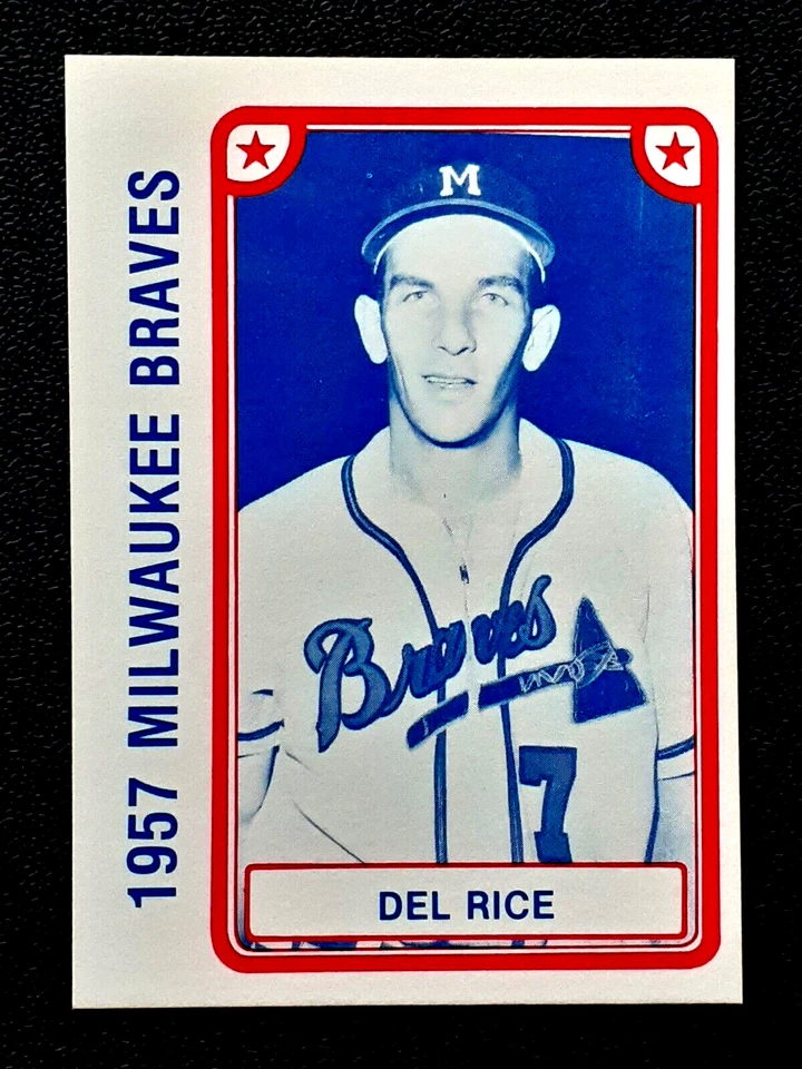 DEL RICE 1980 BRAVES 1957 TCMA NO 22       63645 - Image 1 of 2