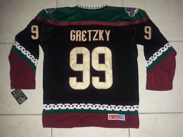 Men's Arizona Coyotes Black Throwback Custom CCM Vintage Hockey Jersey on  sale,for Cheap,wholesale from China