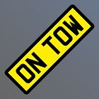 REFLECTIVE ON TOW SIGN TOWING SIGN MAGNETIC WHITE REFLECTIVE YELLOW REFLECTIVE