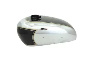 New Panther M100 600cc Black Painted Chrome Petrol Tank 1947-1953 - Foto 1 di 3