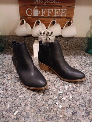 Botines Rebel con cremallera en piel sintética  Foto 1 de 4