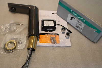 Hansgrohe 31101341 - Metris S BBC Electronic Faucet - Brushed Black Chrome