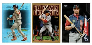 Mark McGwire 3 Card Lot CHROME +SHOWCASE (CARDINALS) FREE SHIPPING - Picture 1 of 2