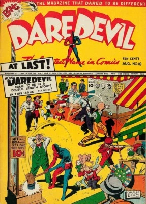 Daredevil Comics #18 COVERLESS & INC ( Origin of Daredevil, The Claw ++!, 1943 ) - Image 1 of 4