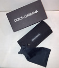 Dolce & Gabbana New Authentic Sunglass/Eyeglass Case, Cloth/Pouch and Box