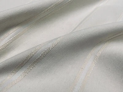 Tessuto jacquard a righe effetto lino materiale per arredamento casa - larghe... - Immagine 1 di 4