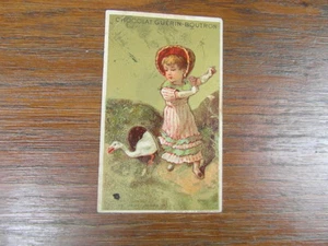 (PC) 1 x CHROMO GUERIN BOUTRON Serie 4-17 Vallet Minot LES DEUX HEUREUX (2) - Foto 1 di 2