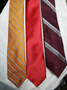 Lot of 3 Neck Ties For Men. Nautica, Geoffrey Beene and Pierre Cardin. - Picture 1 of 3