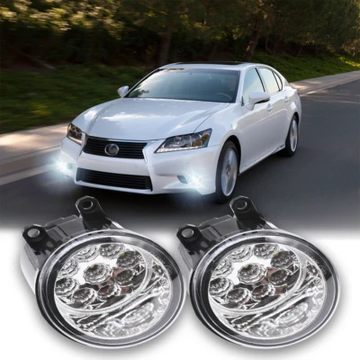 Pair For 2013-2015 LEXUS GS450H/GS350 Fog Lights Driving Lamps Fog Lights Lamps - Image 1 of 4