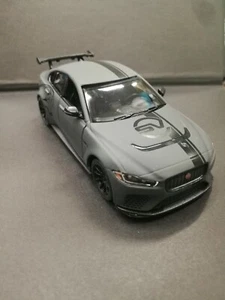 Jaguar XE SV Project 8 Matte Grey Kinsmart Toy Model 1/38 Scale Diecast Car New - Picture 1 of 2