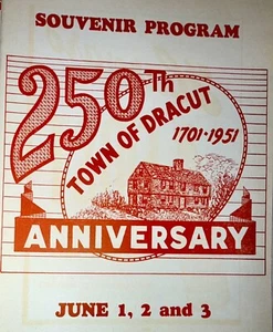 7 Dracut Souvenier Programme 250 Jahre Stadtjubiläum 1701-1951 - Bild 1 von 11