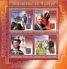 Togo - 2011 Europe Monarchs QEII, Beatrix - 4 Stamp  Sheet 20H-120