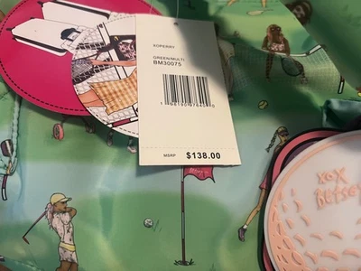 Betsy Johnsons green large  sports travel duffel bag - Image 1 of 3