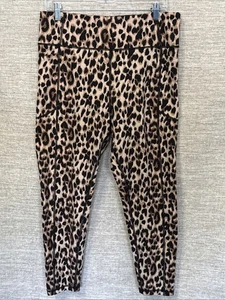 Victoria Secret Damen-Kompressionsleggings hoher Bund Tasche Leopard Größe 16 - Bild 1 von 5