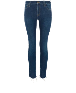 Gucci Floral Embroidered Jeans Womens 10 Blue Denim - Picture 1 of 4