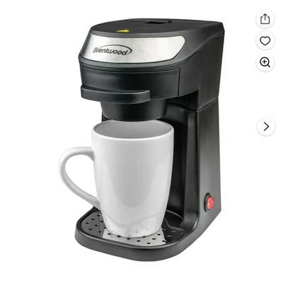 Brentwood Single Cup Coffee Maker Used One Weekend Then Stored - Image 1 of 4