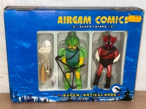 Antigua Caja DOBLE Airgam Boys Airgam Comics Super Diabolics Ref. 1203 año 1986 - Picture 1 of 7