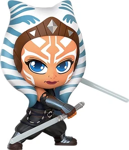 Cosbaby Star Wars Mandalorian Ahsoka Tano Small White Non Scale Figure Hot Toys - Picture 1 of 3