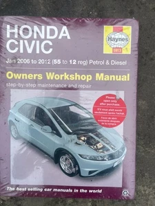 Honda Civic 2006 - 2012 (MK8) Haynes Workshop Repair Manual, Petrol & Diesel - Picture 1 of 4
