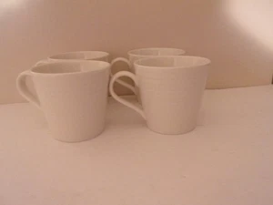 4 Royal Doulton Gordon Ramsey "Maze" White 12oz. Coffee Tea Mugs - Picture 1 of 5
