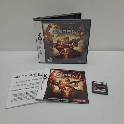 Contra 4 20th Anniversary Nintendo DS Complete With The Manual & Insert Tested  - Image 1 of 4