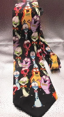 Space Jam Nerdlucks 1996 Warner Bros. 100% Silk Necktie 56" Long - Image 1 of 3