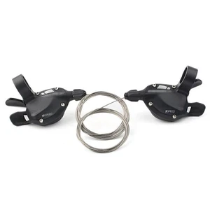 Links & Rechts Set X5 Trigger Shifter MTB 3x10 Gang Fahrrad Schalthebel Schwarz Po - Bild 1 von 7