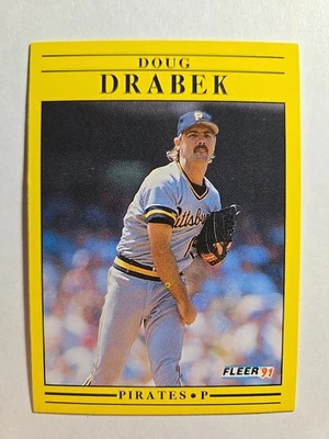 1991 Fleer 36 Doug Drabek - Image 1 of 2