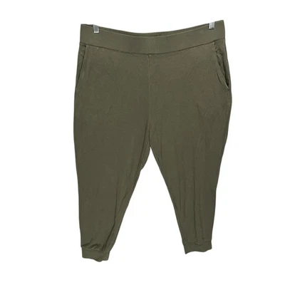 Pantalón de chándal cómodo para mujer MATTY M talla XL elástico informal acogedor verde oliva Foto 1 de 4