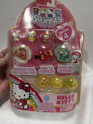 Squinkies 2012 Serie 4 Hello Kitty 9 Personajes Cereza Limón Manzana Tarta Nuevo Foto 1 de 4