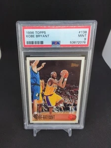 1996-97 Topps Kobe Bryant Rookie #138 PSA 9 - Picture 1 of 2
